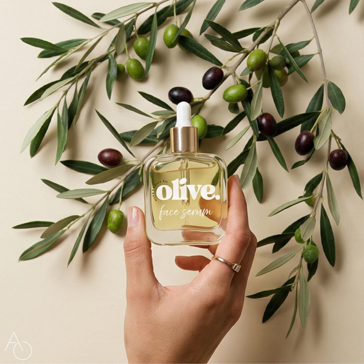 Olive Oil Face Serum | Small‑Batch Facial Oil | 1885 California Orchard | For Sensitive & Dry Skin | Squalane & Olive Leaf Extract | Lightweight, Fast‑Absorbing, Hydroxytyrosol‑Rich Hydration