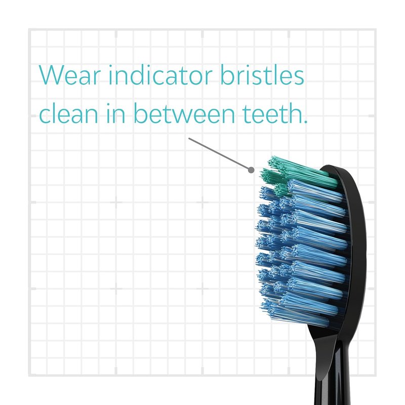 TAO Clean Whitening Replacement Brush Heads - Daily Care - Black | 2 Pack