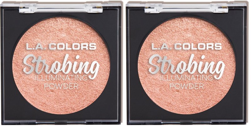L.A. COLORS Strobing Powder, Summer Sun CSP259 (Pack of 2)