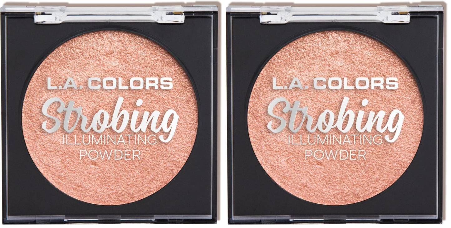 L.A. COLORS Strobing Powder, Summer Sun CSP259 (Pack of 2)