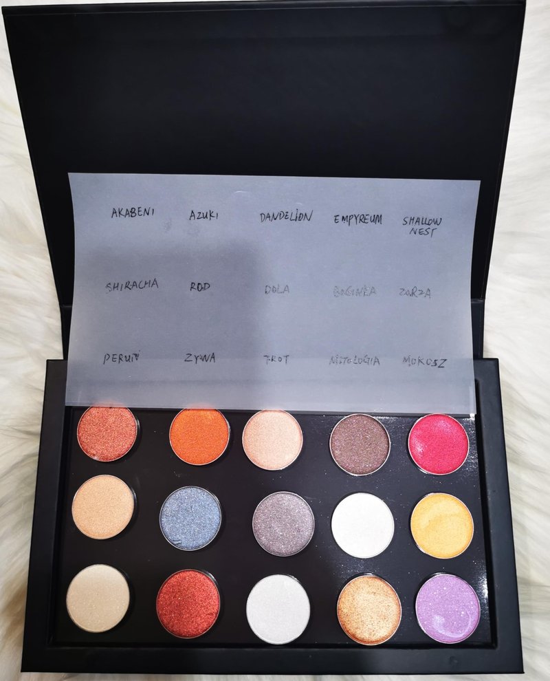 Coosei 4-Layer Book Shaped Magnetic Eyeshadow Palette Empty Makeup Storage Box For Eyeshadow Lipstick Blush Powder extra large big space
