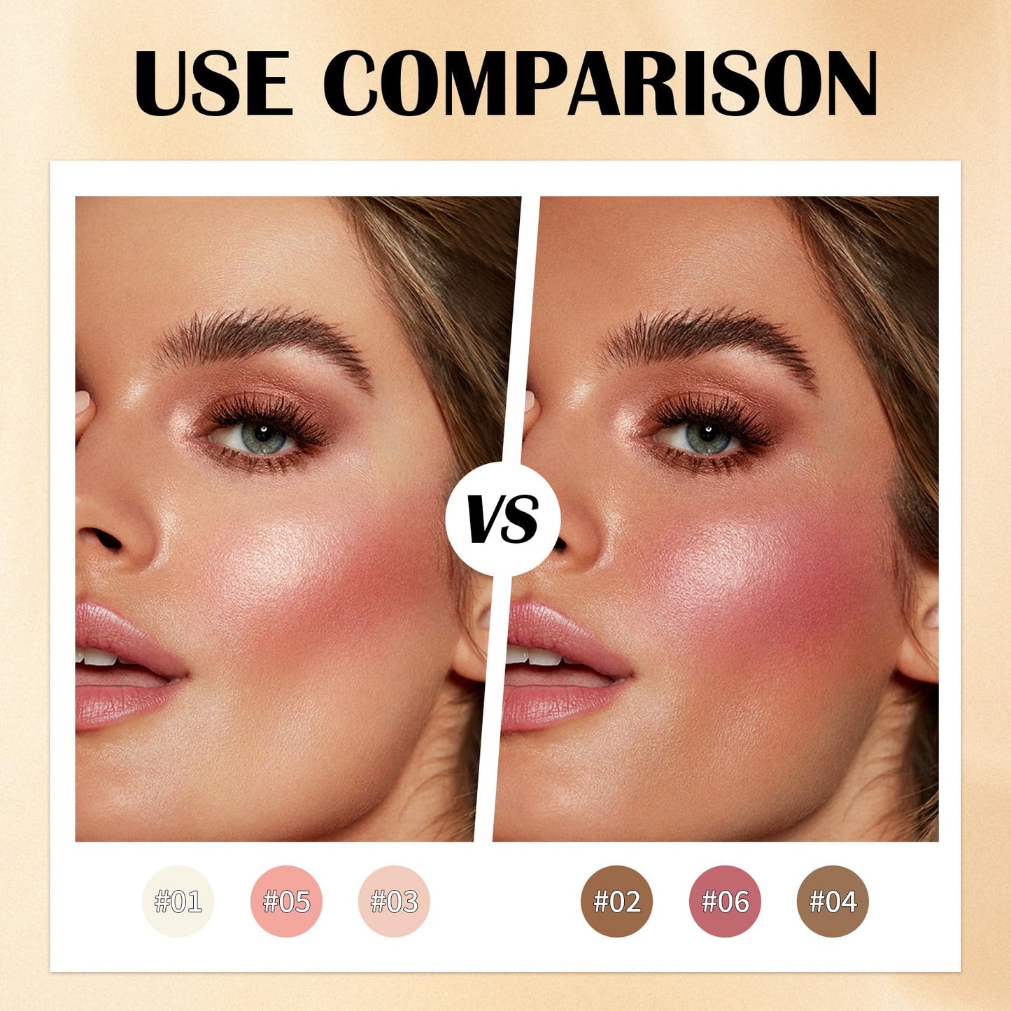 QIUFSSE 8 PCS Contour Stick Makeup Contour Kit,Double-ended Design with Highlighter,Blush and Bronzer Stick,Lightweight,Easy to Sculpt,Create a Matte and Dewy Finishing Makeup（Set B）