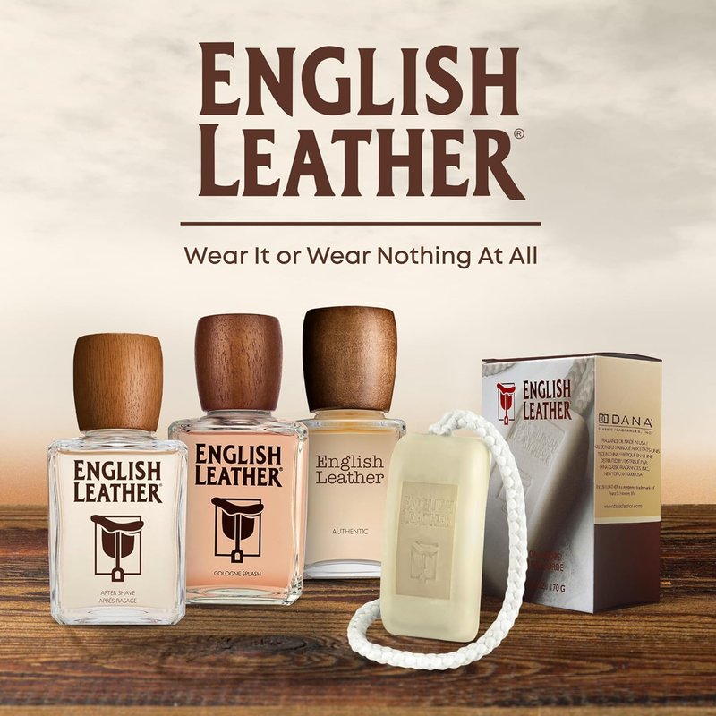 English Leather Aftershave Splash for Men - Classic Scent, Refreshing Formula