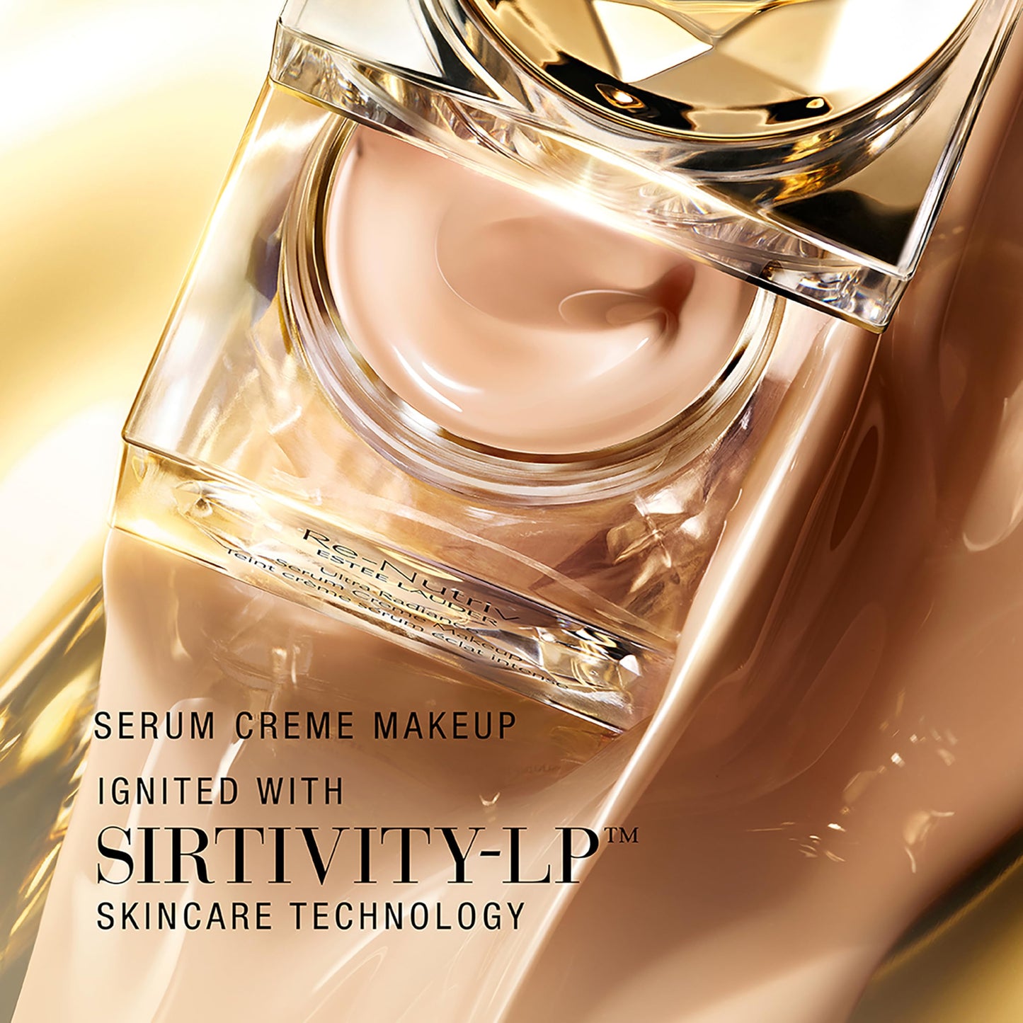 Estée Lauder Re-Nutriv Ultra Radiance Serum Creme Makeup | Luxury Foundation with Hyaluronic Acid | 12-Hour Wear & Hydration, 1 Fl Oz