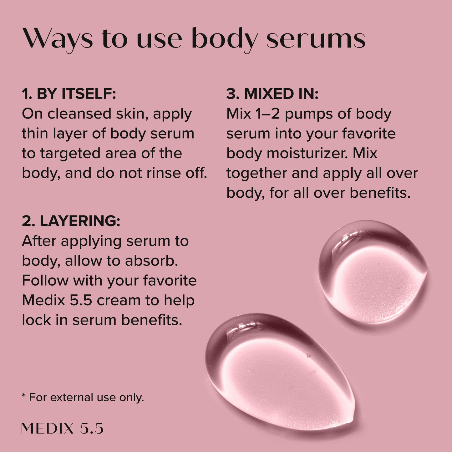 Medix 5.5 Anti Aging Skin Care 3PC Set | Retinol Body Cream + Exfoliating AHA Glycolic Acid Foaming Face Wash & Body Wash + Hyaluronic Acid Serum Booster, Cleanse + Treat + Hydrate Skincare Set, 3PC