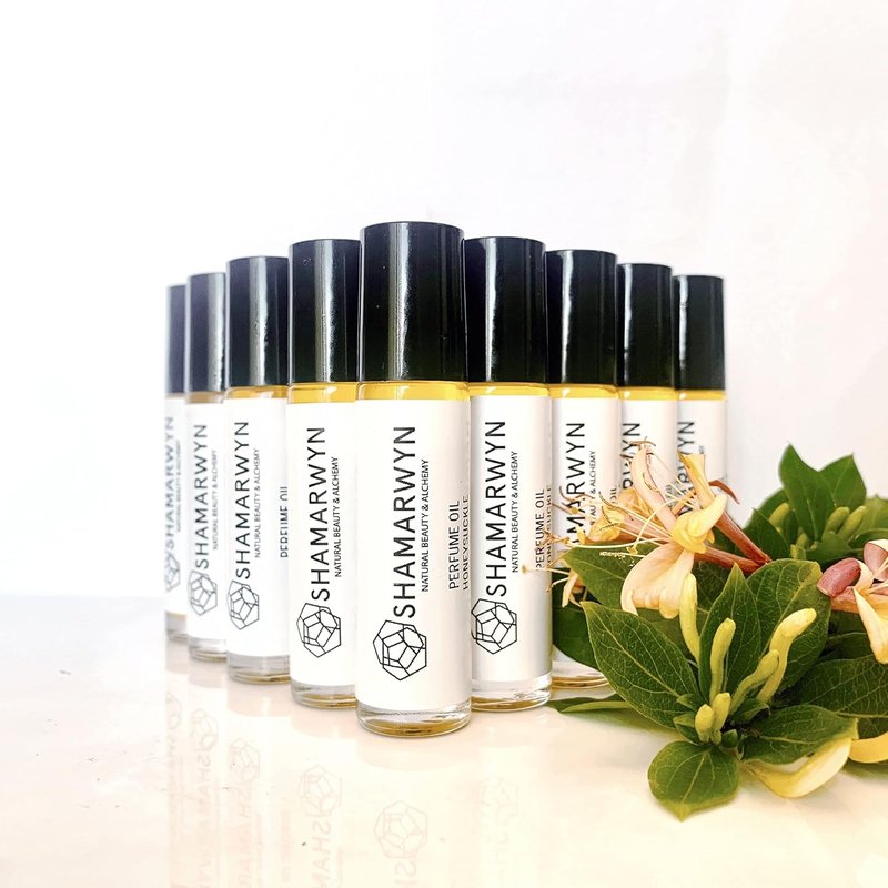 Honeysuckle Perfume Oil - Natural Organic Essential Oil Roll-On | Aromatherapy Blend