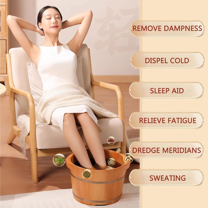30 Pcs Body Herbal Detox Foot Soak To Remove Toxins,Lymphatic Drainage Ginger Foot Detoxing Soak for Relieve Fatigue Dispel Cold and Remove Dampness 艾草泡脚足浴包