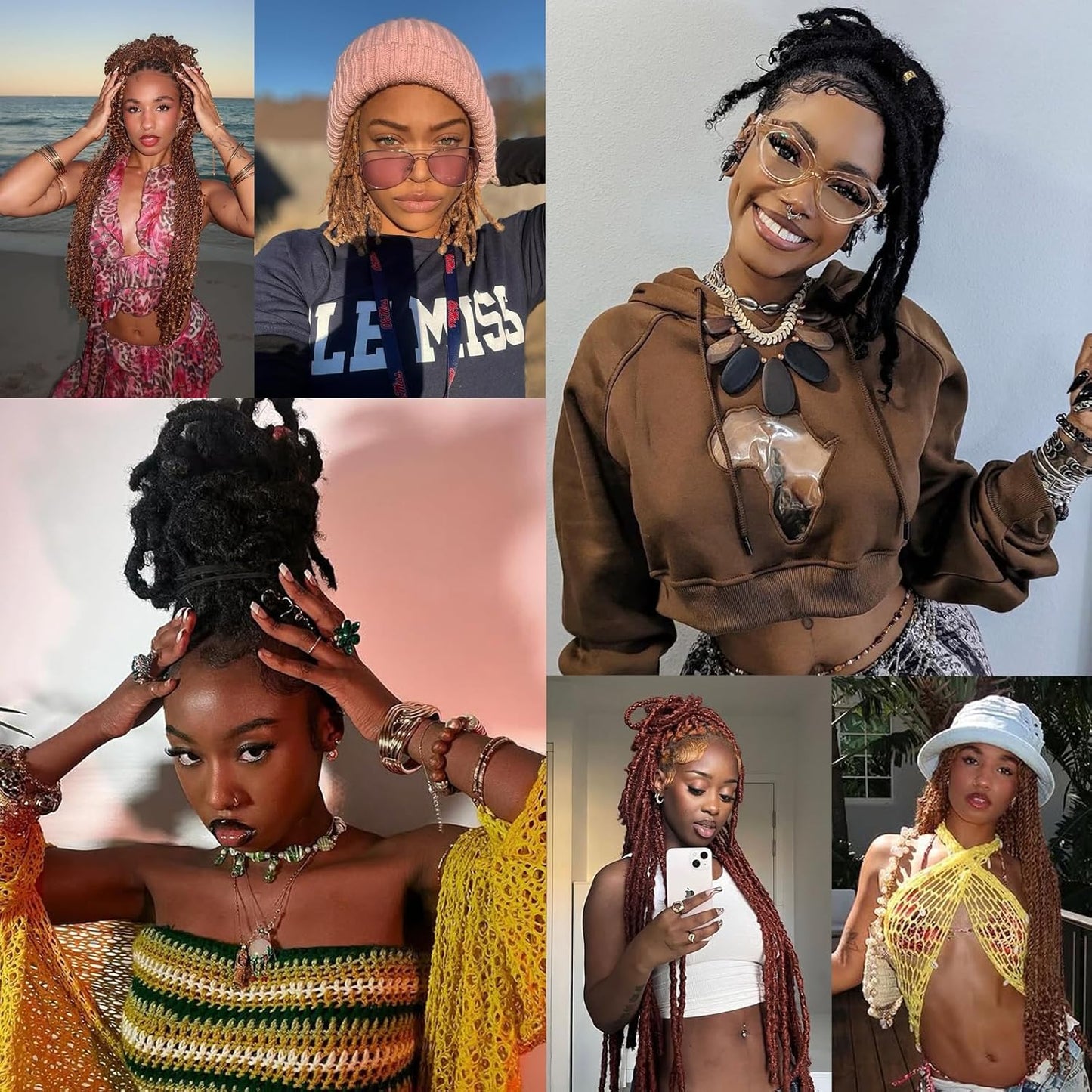 Spring Afro Twist Hair - 20 Inch Pre-Separated Marley Twist Braiding Hair | Soft Locs Crochet Extensions for Black Women (30#)