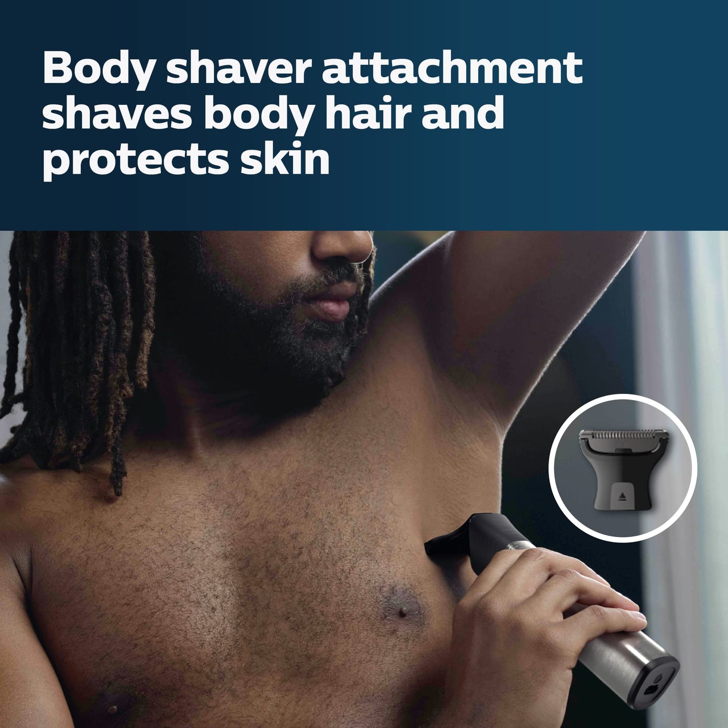 PHILIPS Norelco Multigroom 9000 Series MG9740-18-in-1 Precision Trimmer for Face, Head, and Body with Titanium Blades, 6-Hour Battery Life, and Showerproof Design, Packaging May Vary (Renewed)