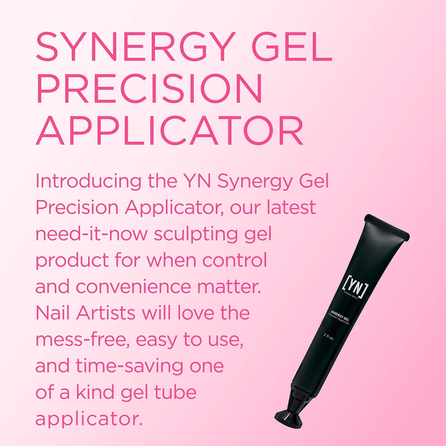 Young Nails Precision Applicator - White Sculpture