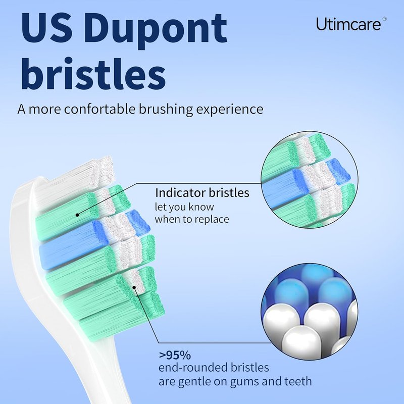 Replacement Toothbrush Heads for Philips Sonicare - 10 Pack Compatible Refills