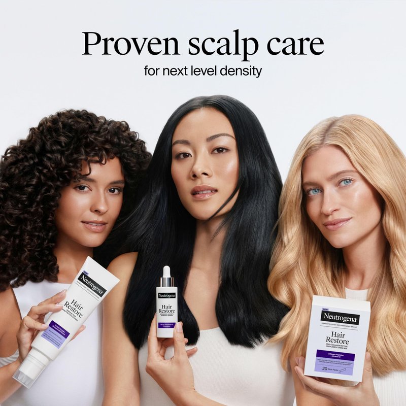 Neutrogena Hair Restore Hair and Scalp Serum Fragrance-Free, 1.7 fl oz