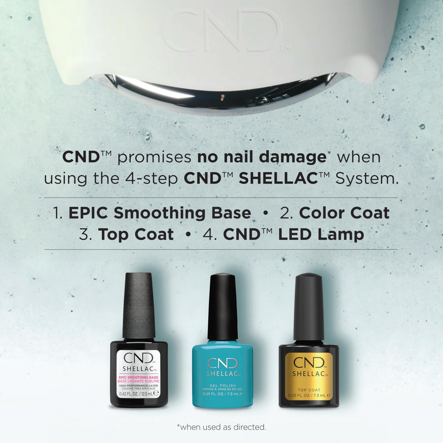 CND Shellac DURAFORCE Gel Nail Polish Top Coat, Last Step Mirror Shine Adhesive Longwear Layer for Thin Damaged Nails, 0.50 fl oz