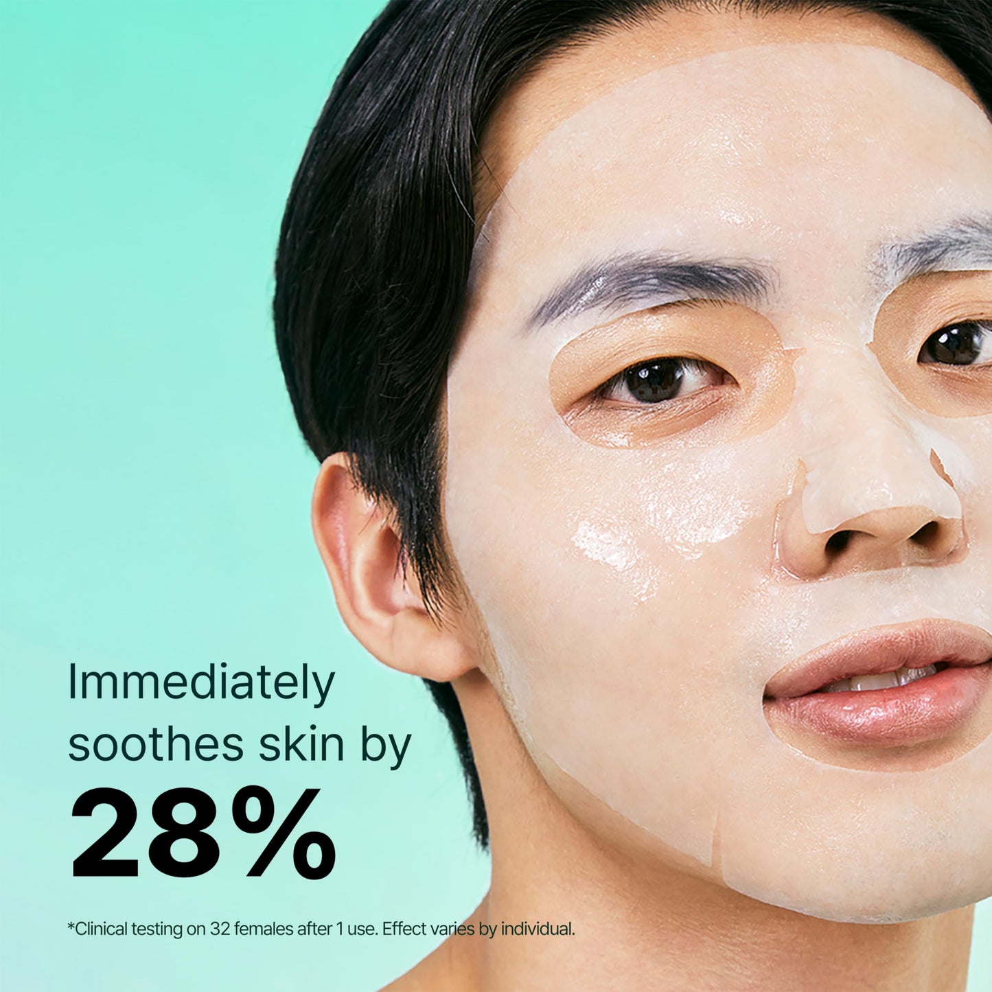 Dr.Jart+ Dermask Soothing Hydra Solution Korean Face Mask for Visibly Irritated Skin | Sheet Mask | Gifts for Women | Korean Skin Care, 5 Pack