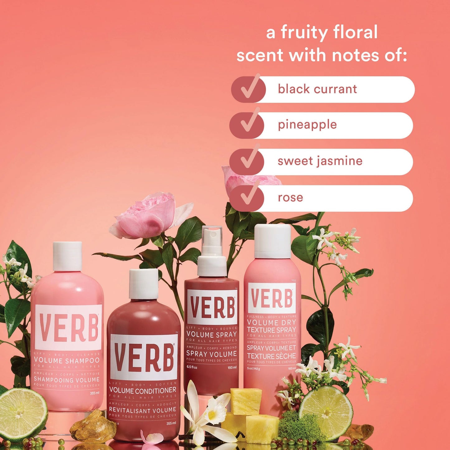 VERB Volume Spray 6.5 fl oz- Lightweight Volumizing Spray for Full-Bodied Lift-Vegan, No Parabens or Harmful Sulfates