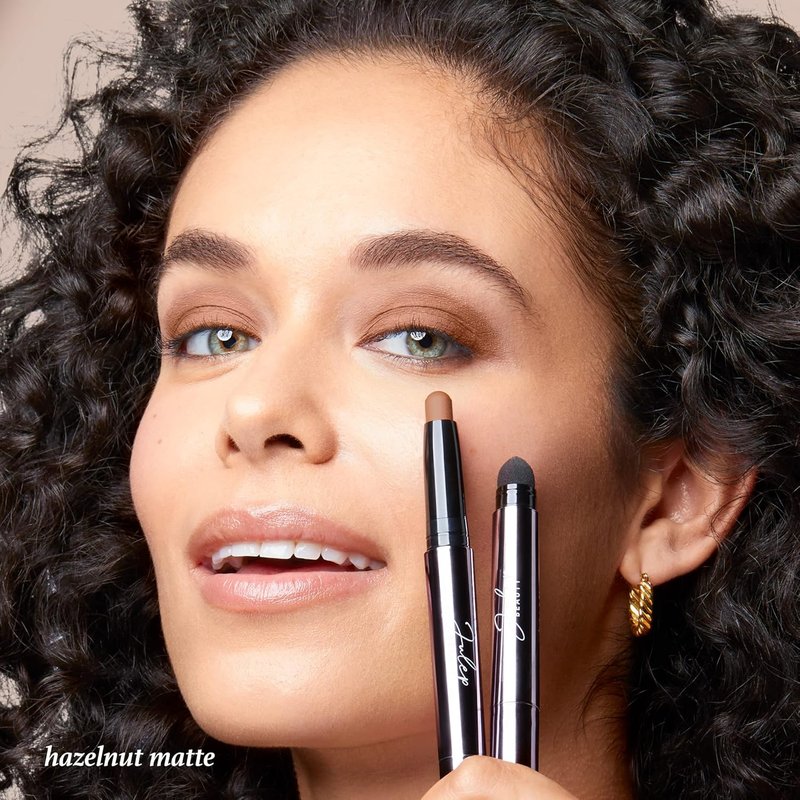 Julep Eyeshadow Stick - Waterproof Crème to Powder, Hazelnut Matte | It's Balm Lip Crayon - Full-Coverage Black Cherry Moisturizer
