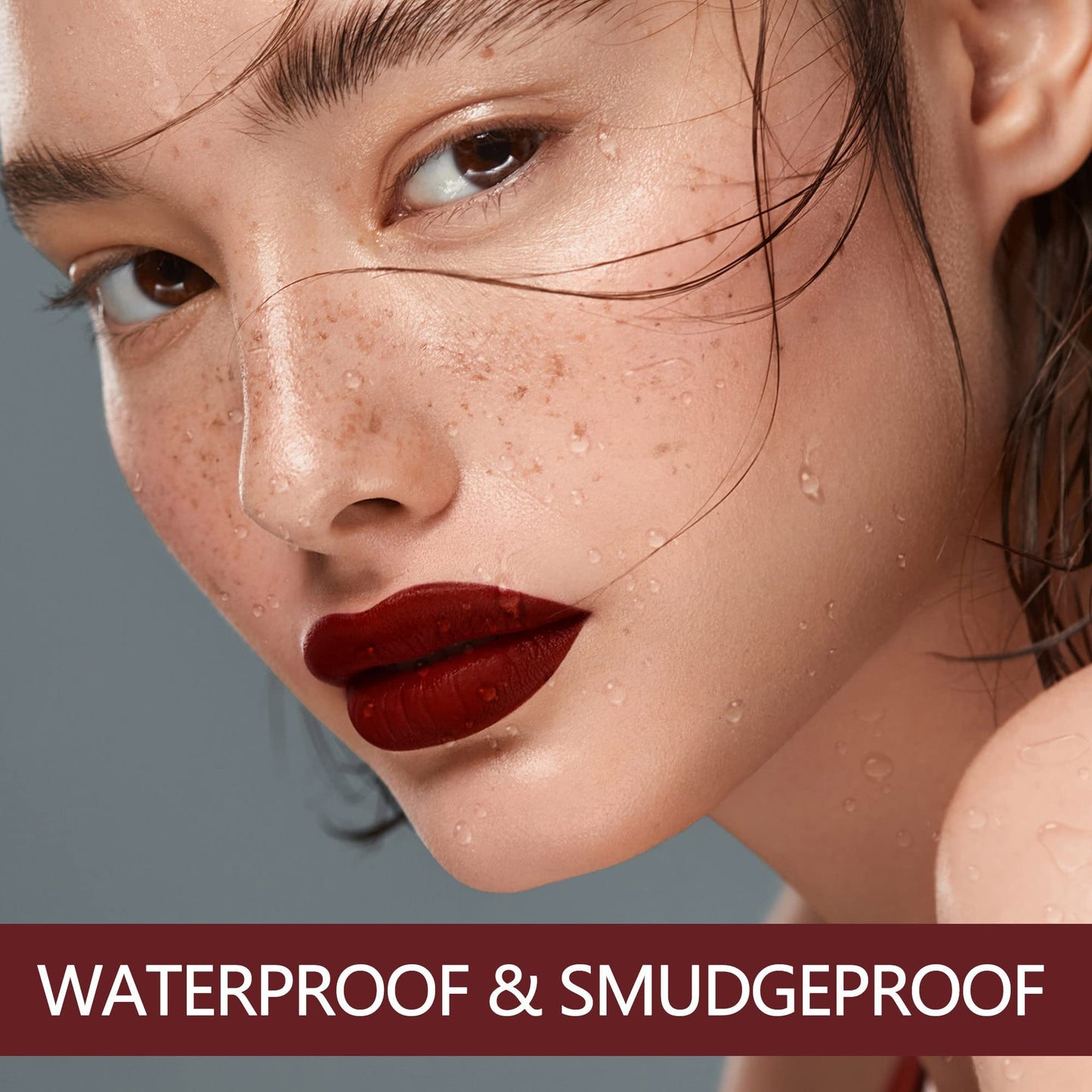 MAKI YIKA Dark Red Lipstick for Women Color Stay Long Lasting Lipsticks