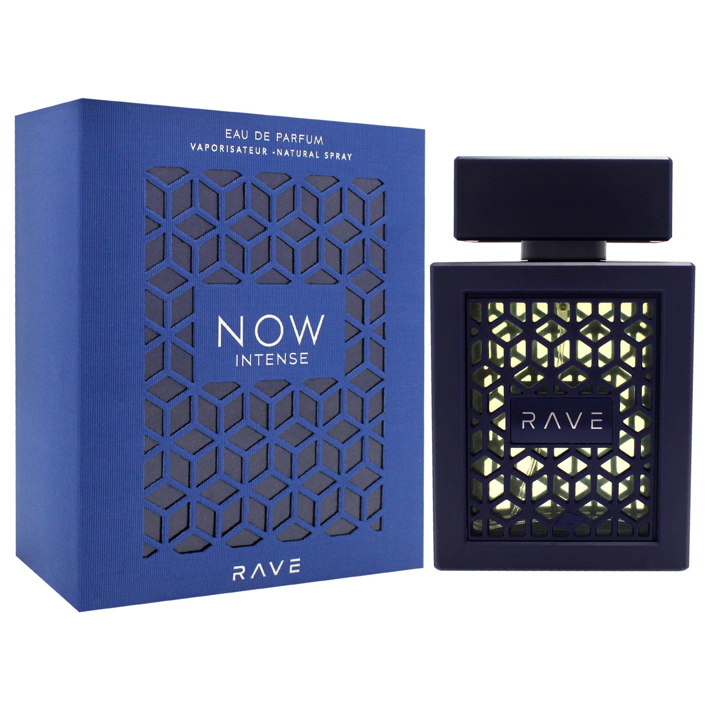 Rave Now Intense Eau de Parfum Spray for Men, 3.4 Ounce