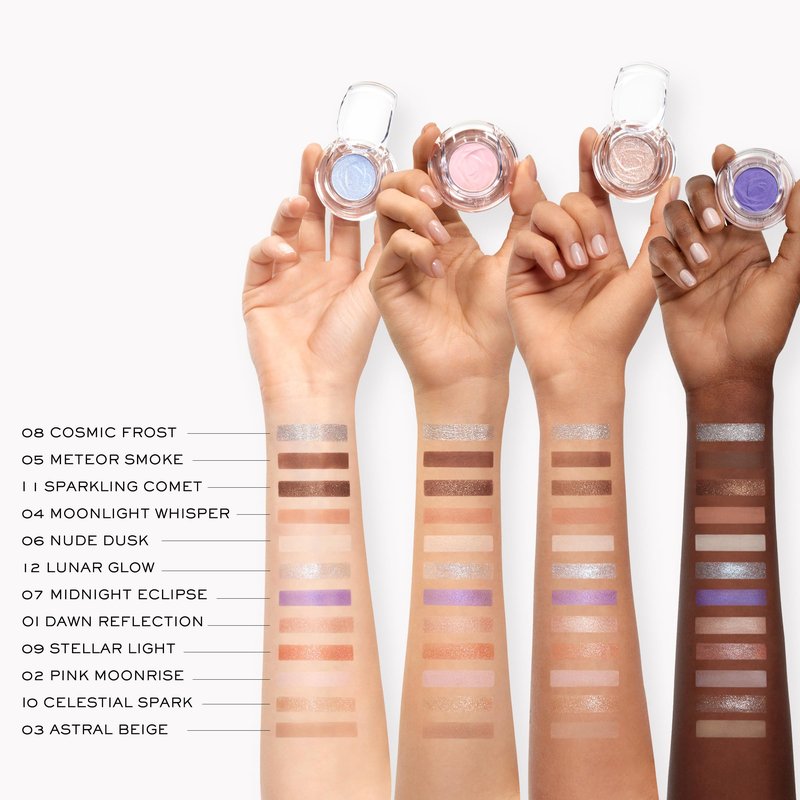 Lancôme Idôle Goddess Dimension Eyeshadow, Shimmer Finish – High Pigment, Crease-Resistant, Long-Lasting, Blendable Eye Makeup, Buildable Color, 10 Cosmic Frost