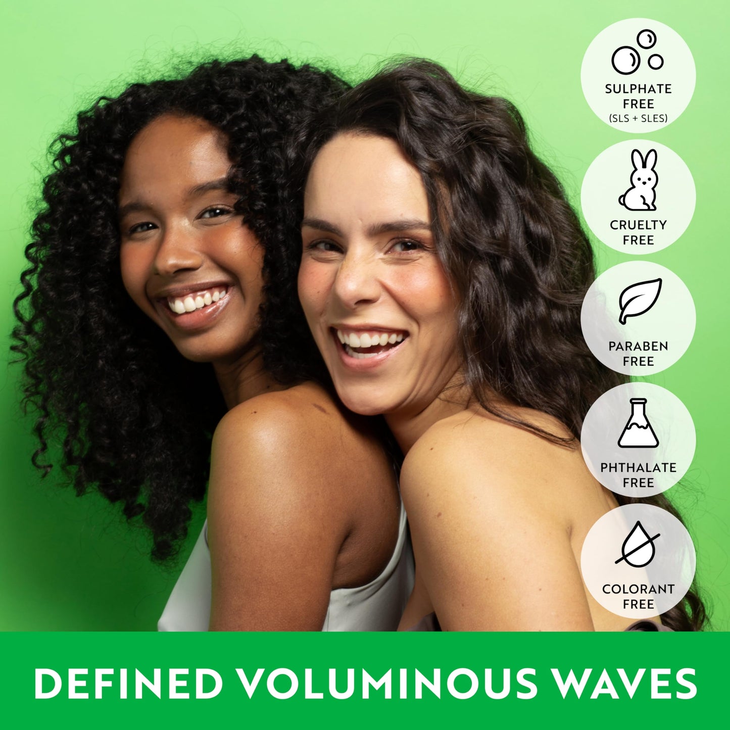 Lu by LatinUs Beauty Freedom Set | Curly Hair Set Shampoo, Conditioner with Impossible Keratin™, Moringa Oil, Cruelty Free, Sulfate Free, Paraben Free, Wavy Hair products | 12 Fl Oz Each | 2-Pack