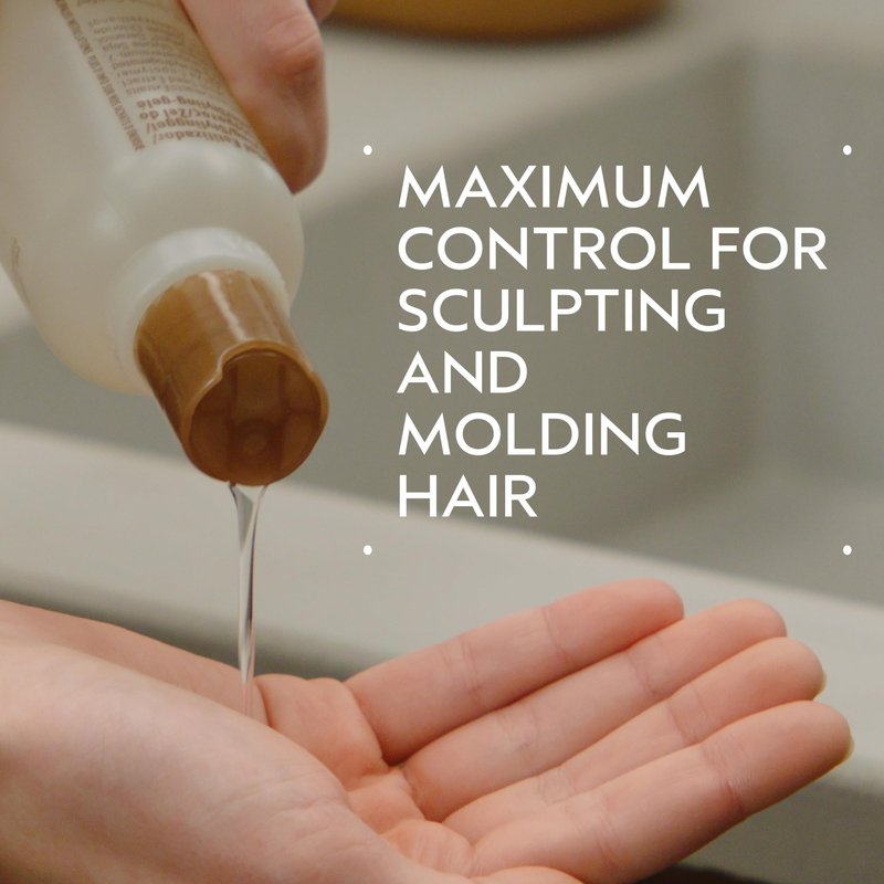 Aveda Flax Seed Aloe Strong Hold Sculpturing Gel | Adds Hold and Shine | For Molding and Sculptural Hair Styles | For Medium to Thick Hair | 8.5 Fl Oz