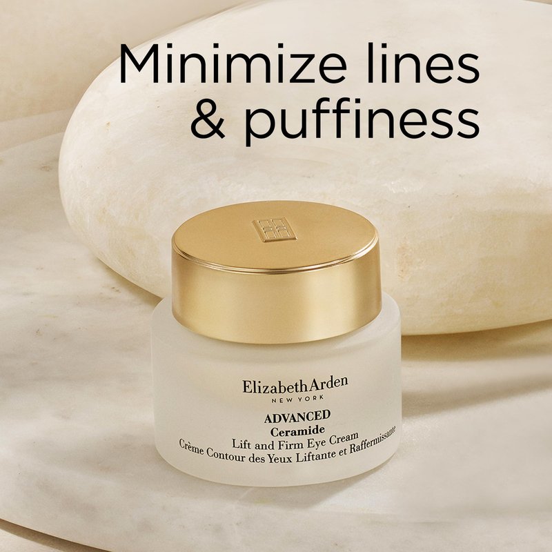 Elizabeth Arden Advanced Ceramide Lift and Firm Eye Cream, Moisturizing Formula for Reducing Undereye Wrinkles, Puffiness and Crow's Feet, 0.5 Oz
