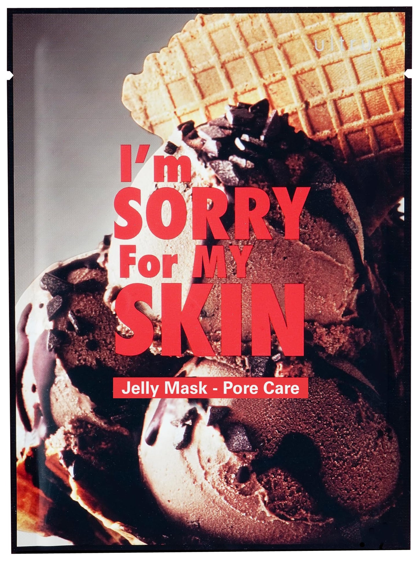 I'M SORRY FOR MY SKIN Jelly Face Mask Korean Skin Care, Fun Hydrating Sheet Masks Set, Holiday Self-Care Gifts for Women, Cute Skincare Stocking Stuffers, Pack of 10 (Dessert Pore Care Mask)