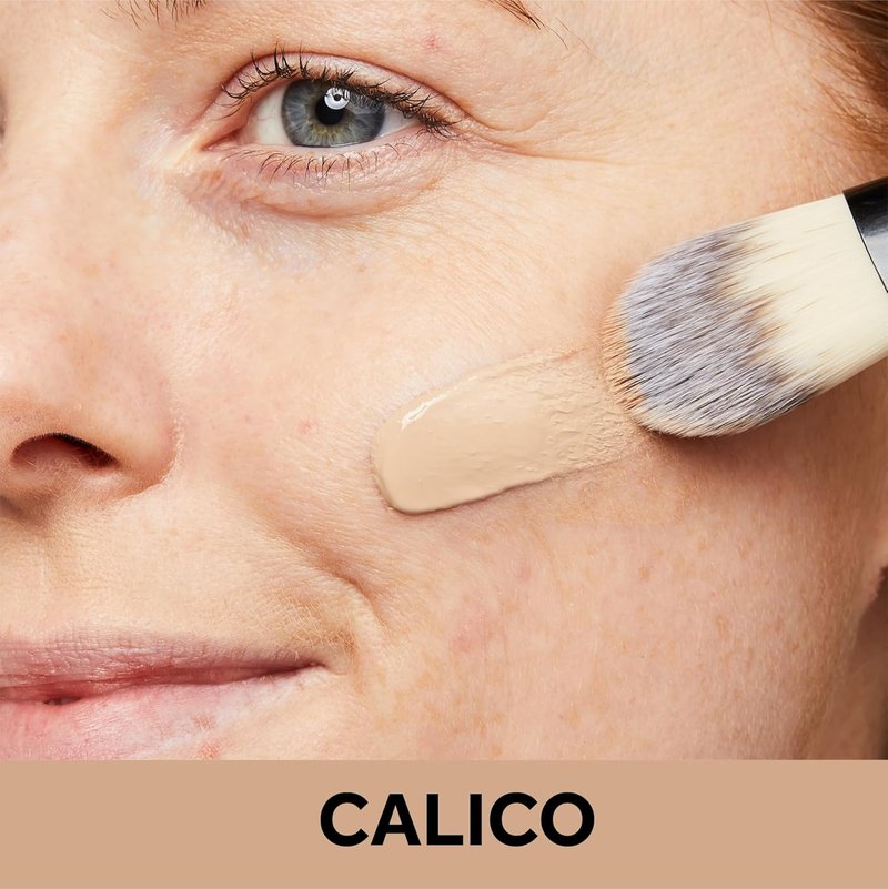 No7 Foundation - Protect & Perfect Advanced Age-Defying Makeup with SPF 50 | Calico, 30ml - Reduces Redness & Blurs Pores