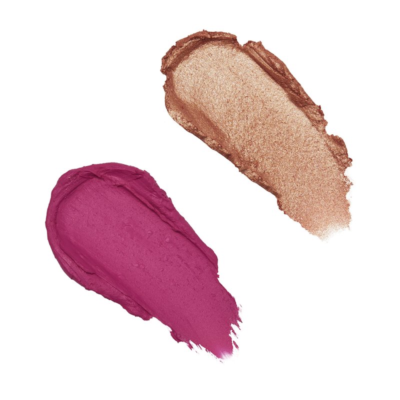 Revolution Beauty London, Blush Stick and Illuminator, Champagne Shine, Blush and Highlighter, 4.2 g