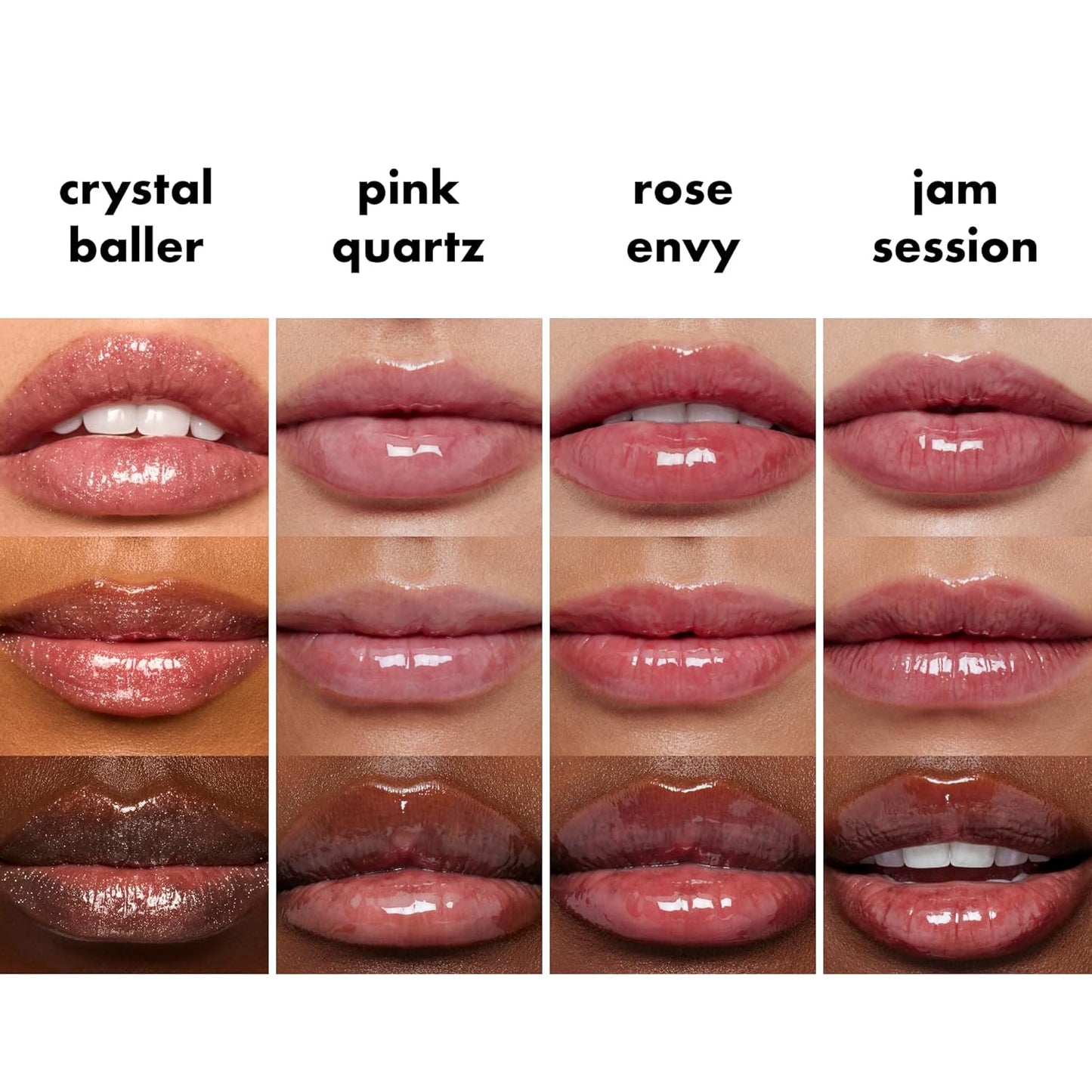 e.l.f. Glow Reviver Lip Oil Kit - 4 Hydrating Tinted Glosses | Vegan, Non-Sticky, Moisturizing