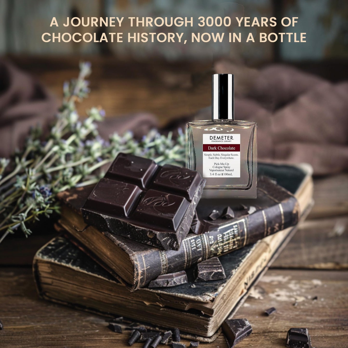 DEMETER Fragrance Library 3.4 oz Cologne Spray - Dark Chocolate