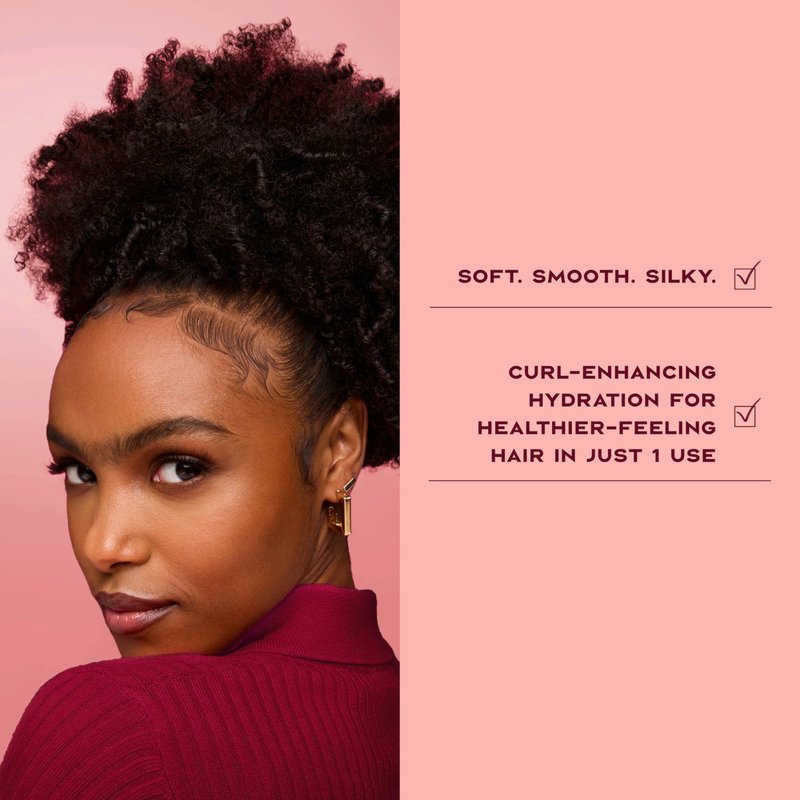 SheaMoisture Curl Enhancing Smoothie Hair Cream Coconut and Hibiscus for Thick, Curly Hair Sulfate Free and Paraben Free Curl Cream 20 oz