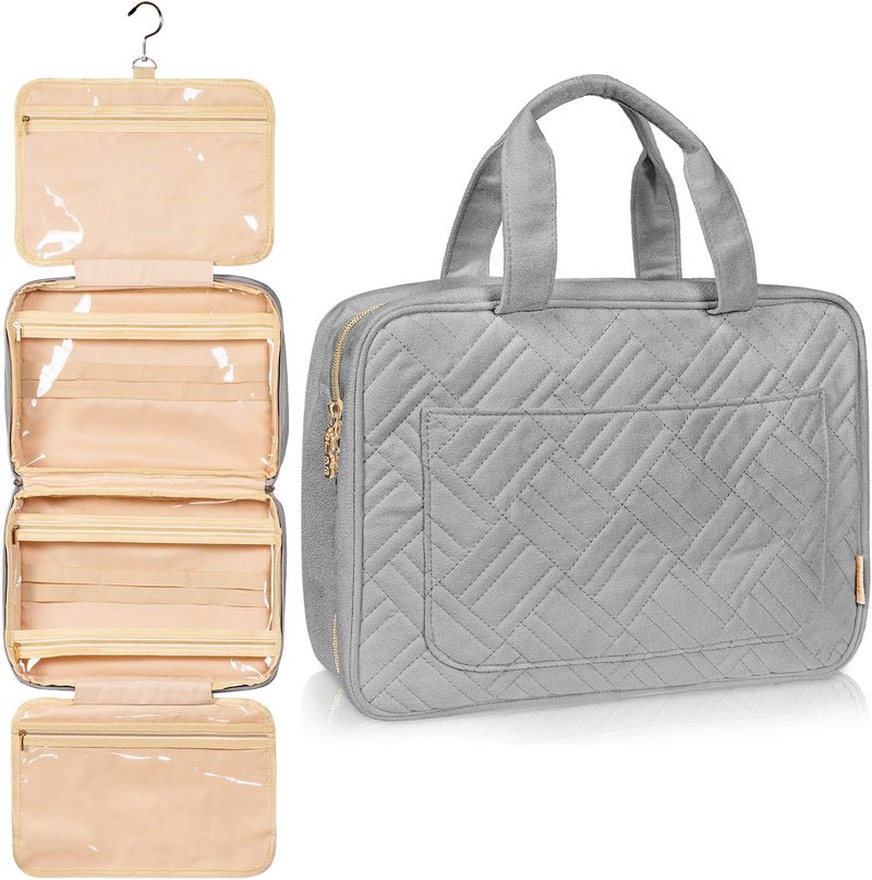 Large Hanging Travel Toiletry Bag for Women - Makeup & Bathroom Organizer | Versatile Accessories & Essentials