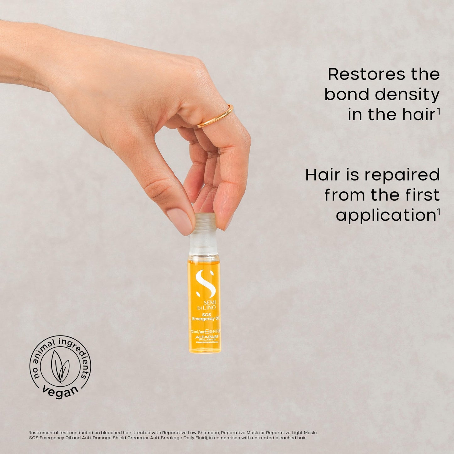 Alfaparf Milano Semi di Lino SOS Emergency Hair Oil - Heat Protectant