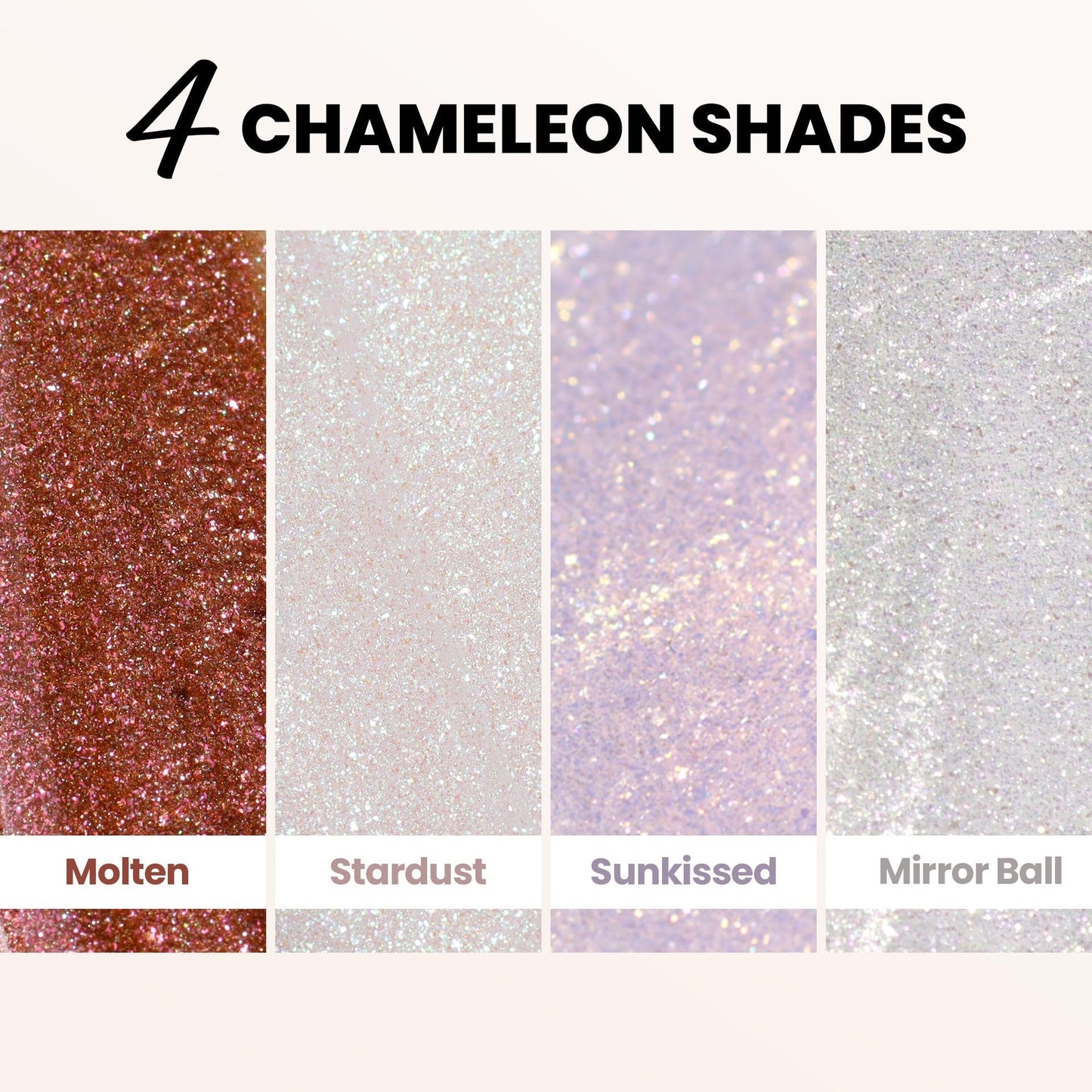 LONDONTOWN Shimmer Nail Highlighter - Multi-Dimensional Iridescent Finish Nail Polish Treatment, Vegan Cruelty Free, Shimmery Gold Soft Pink, Sunkissed - .40fl oz