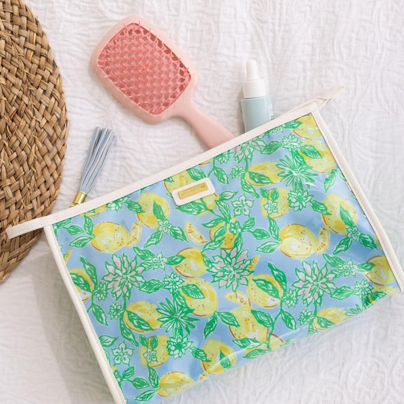 Lilly Pulitzer Makeup Bag - Stylish Travel Cosmetic Bag for Women | Zippered Toiletry Organizer