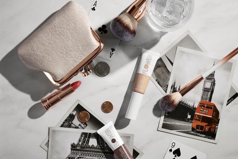 FLOWER BEAUTY By Drew Barrymore Get Real Serum Concealer - Brightens Skin + Blurs Blemishes - Hydrating Serum- Medium Honey