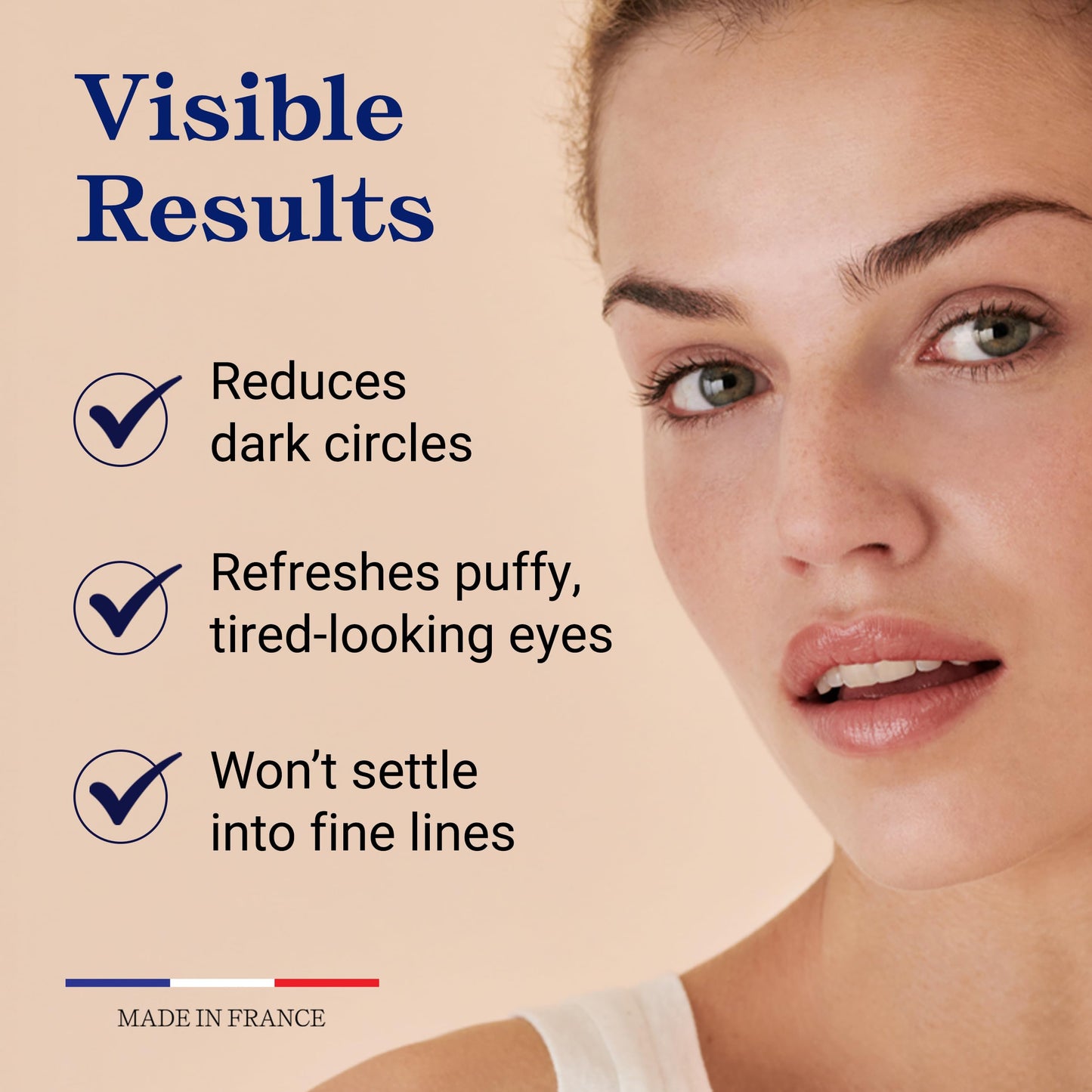 Embryolisse Concealer Correcting Skincare, Pink, Covers Dark Circles & Puffiness. Hydrating Under Eye Makeup with Age-Defying Vitamin B3 & E, 0.27 Fl Oz