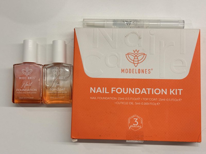 modelones Nail Strengthener Clear Gel Top Coat Nail Polish Cuticle Oil Pen Pink Nails Care Kit for Women 15 ml Ridge Filler