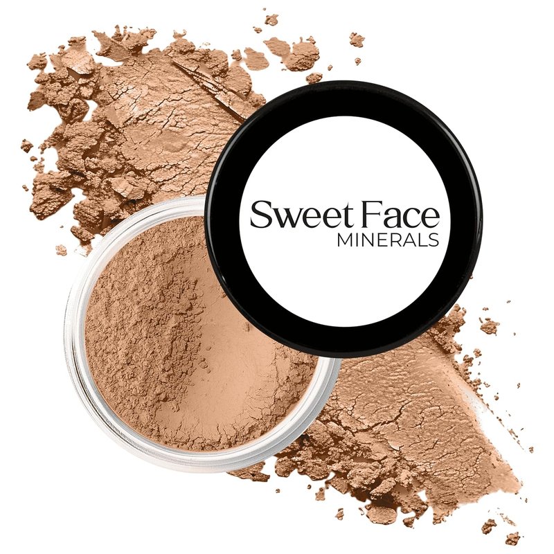Mineral Makeup Dark Concealer - Matte Loose Corrector Powder for Blemishes & Dark Circles | 20g Sifter Jar