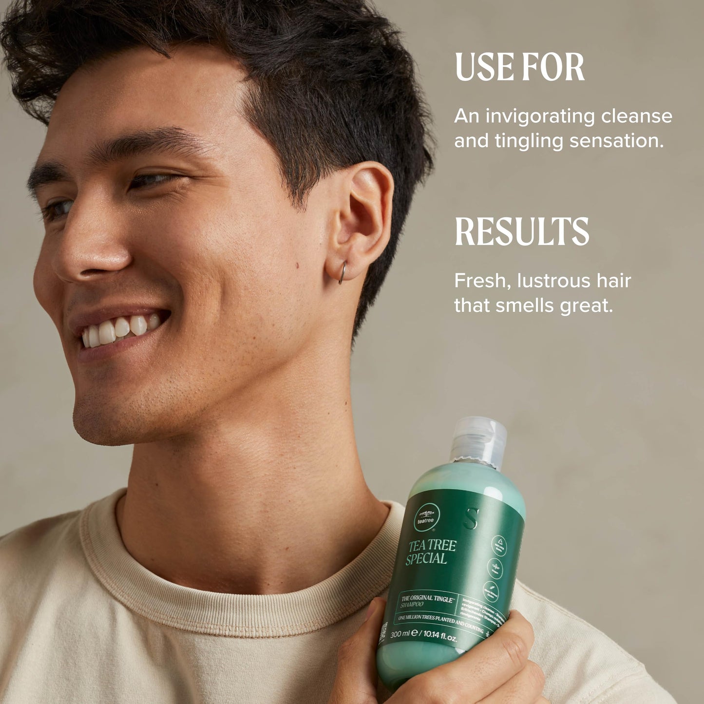 Tea Tree Special Shampoo Aluminum Bottle, Deep Cleans, Refreshes Scalp, For All Hair Types, Especially Oily Hair, 16.9 oz
