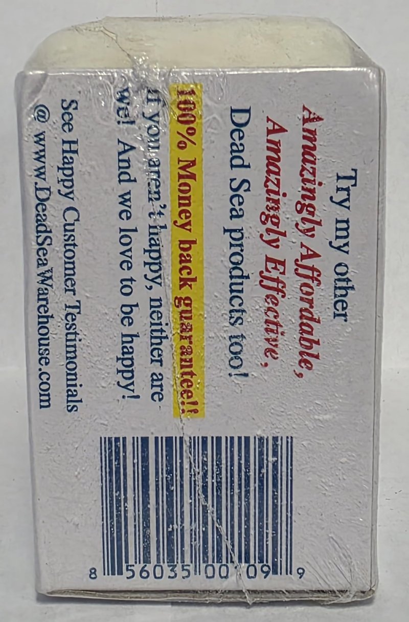 Dead Sea Warehouse - Dead Sea Salt Soap Bar - Original Face & Body Bar - Hydrating Mineral Soap for All Skin Types, Fragrance-Free - 2 Pack - 5.2 oz