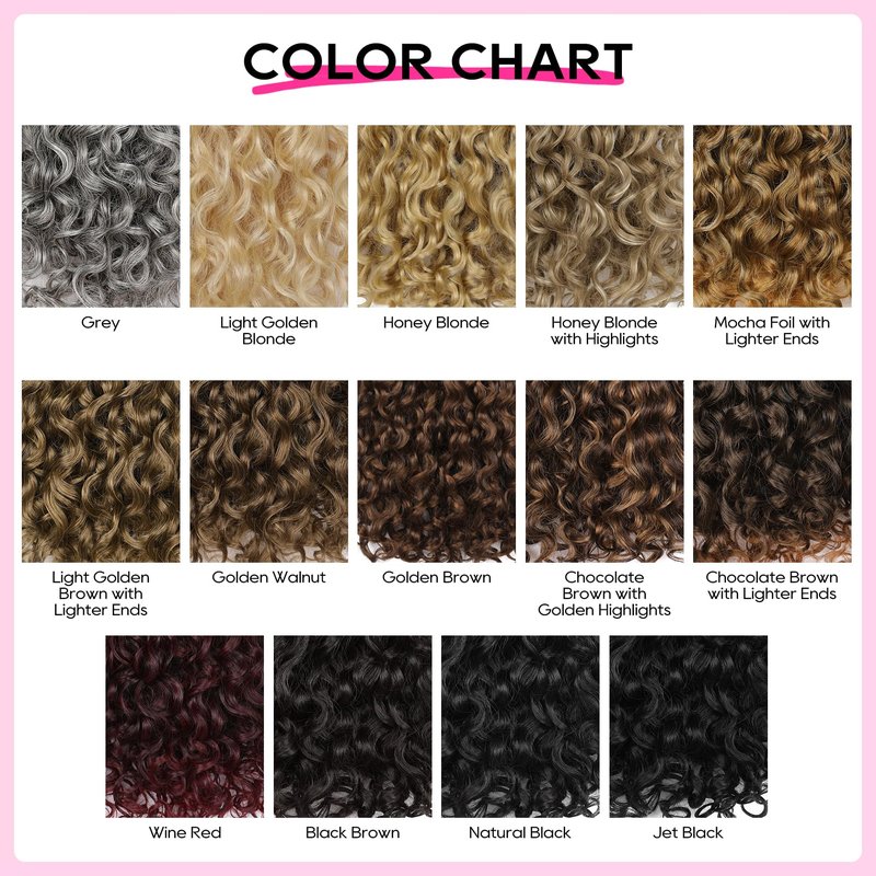 REECHO Curly Hair Extensions - 4PCS 18" GoGo Curly Clip in Hair Extensions 100% Super Protein Hairpieces with Invisible Lace Weft Silky Soft Natural Look for Women - Black Brown