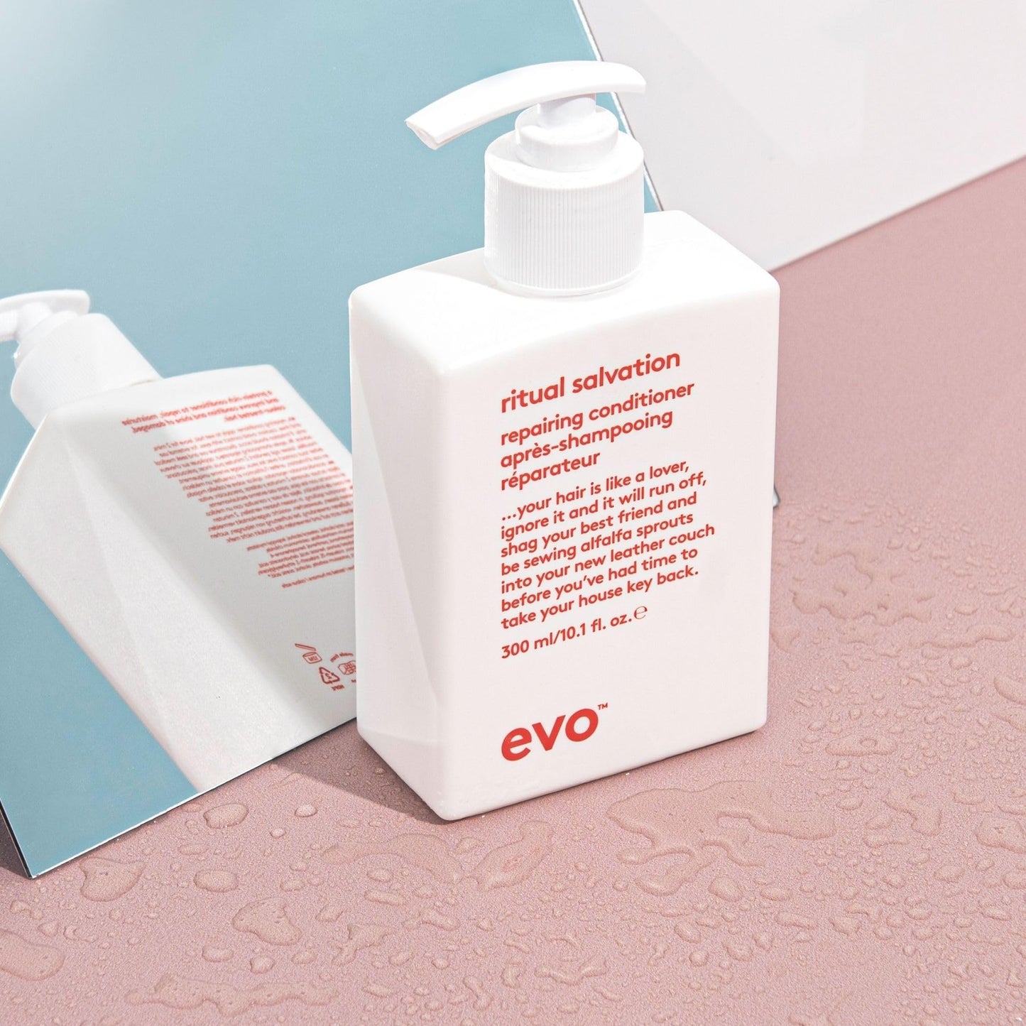 EVO Ritual Salvation Repairing Conditioner for Damaged, Color-Treated Hair - Protein-Rich Formula Repairs, Moisturizes & Reduces Breakage - 10.1 fl oz