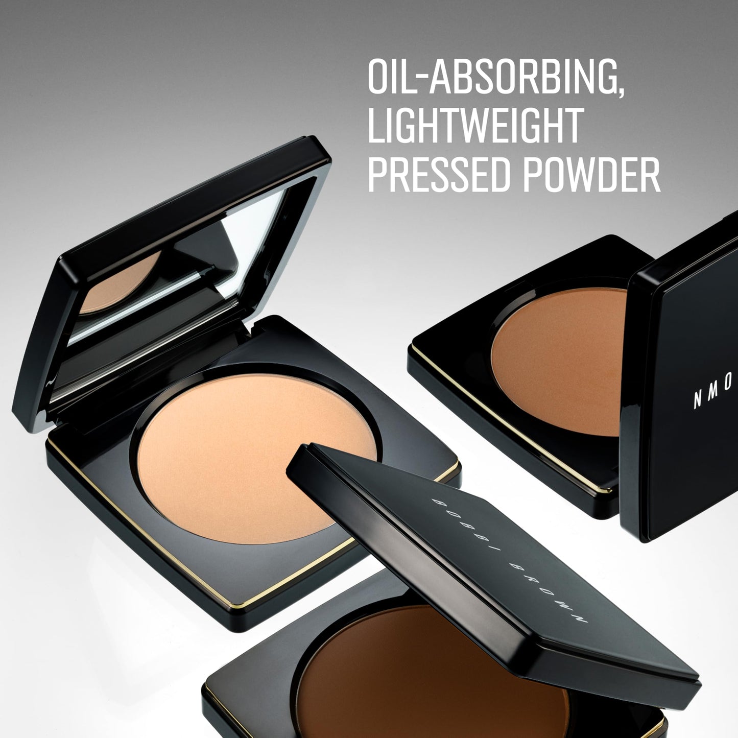 Bobbi Brown Sheer Finish Pressed Powder | Oil-Absorbing, Mattifying Setting Powder for All-Day Shine Control | Includes Puff, 0.32 Ounce, Soft Sand