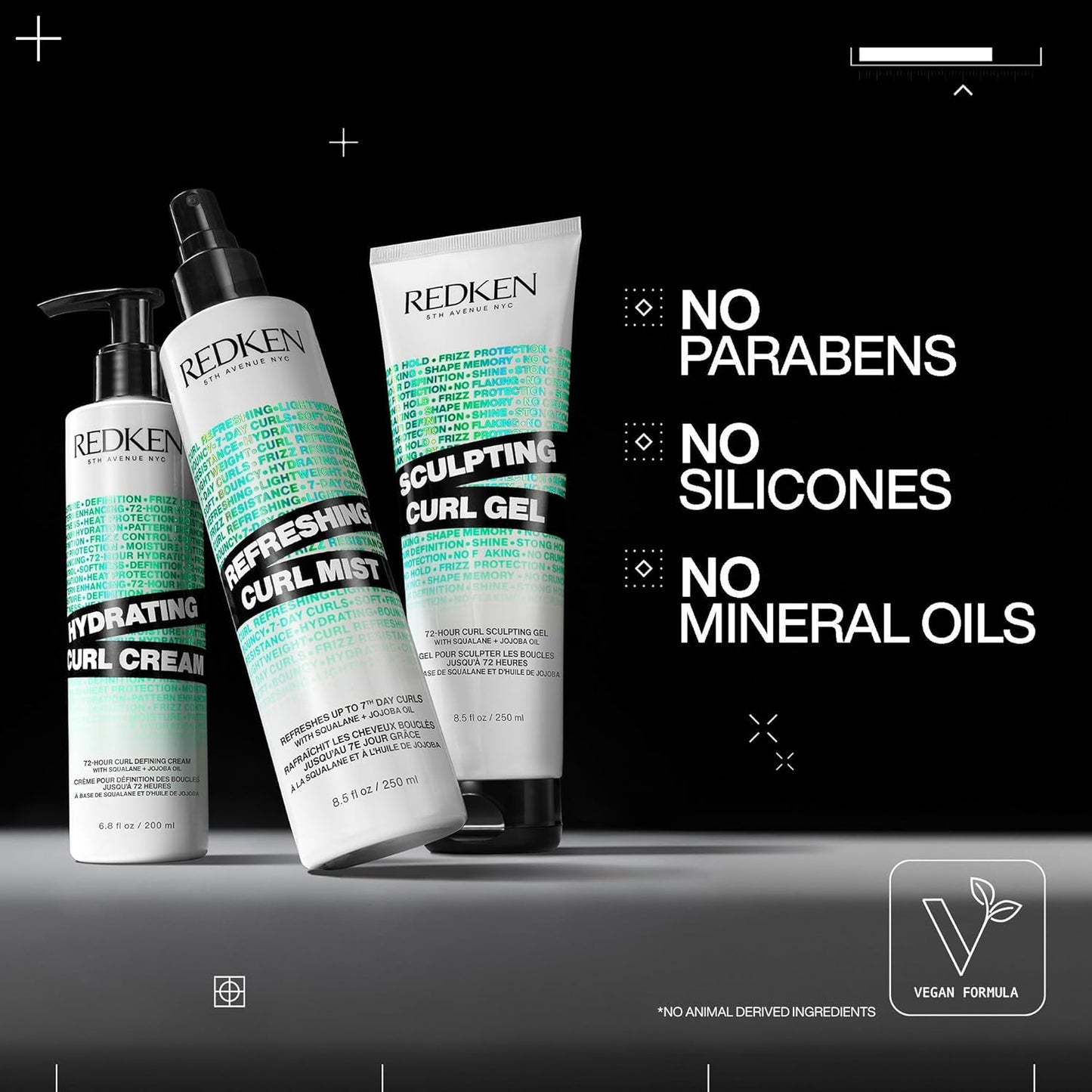 Redken Hydrating Curl Cream - 72-Hour Curl Definition & Heat Protection | Hydrates & Reduces Frizz