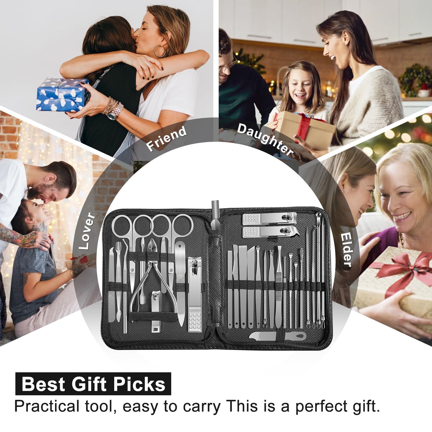 Andrea 30Pcs Manicure Set & 20Pcs Manicure Set