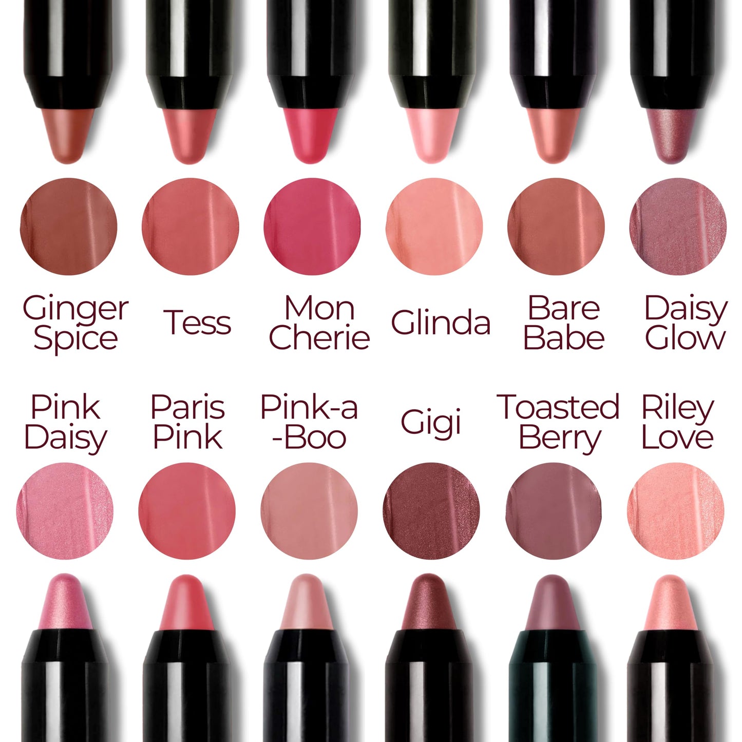 Mommy Makeup Triple Sticks Lipstick, Cream Blush & Treatment All-In-One with Shea & Cocoa Butter - Soft & Creamy Moisturizing Lip Crayon For Lips & Cheeks (Daisy Glow)