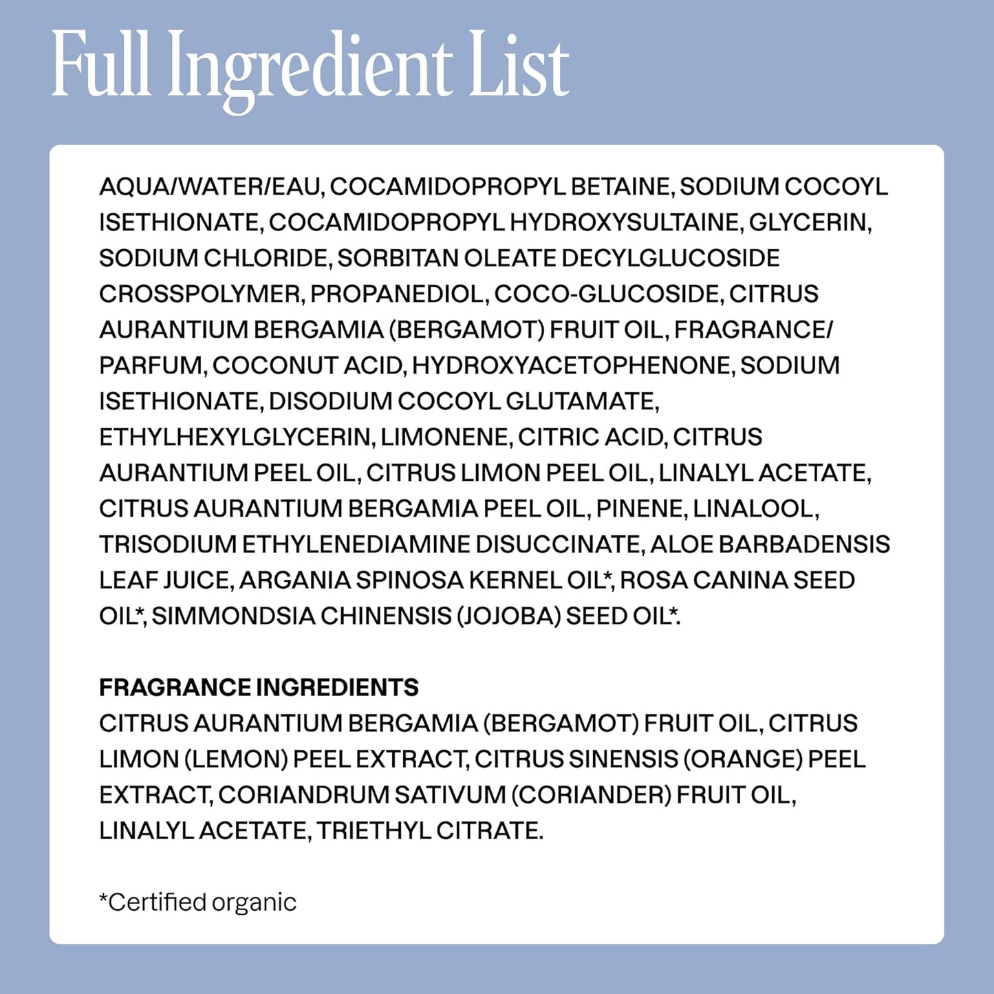 Cliganic Hydrating Facial Gel Cleanser - Gentle Face Wash with Jojoba, Rosehip & Argan Oils | Balanced Glowing Skin