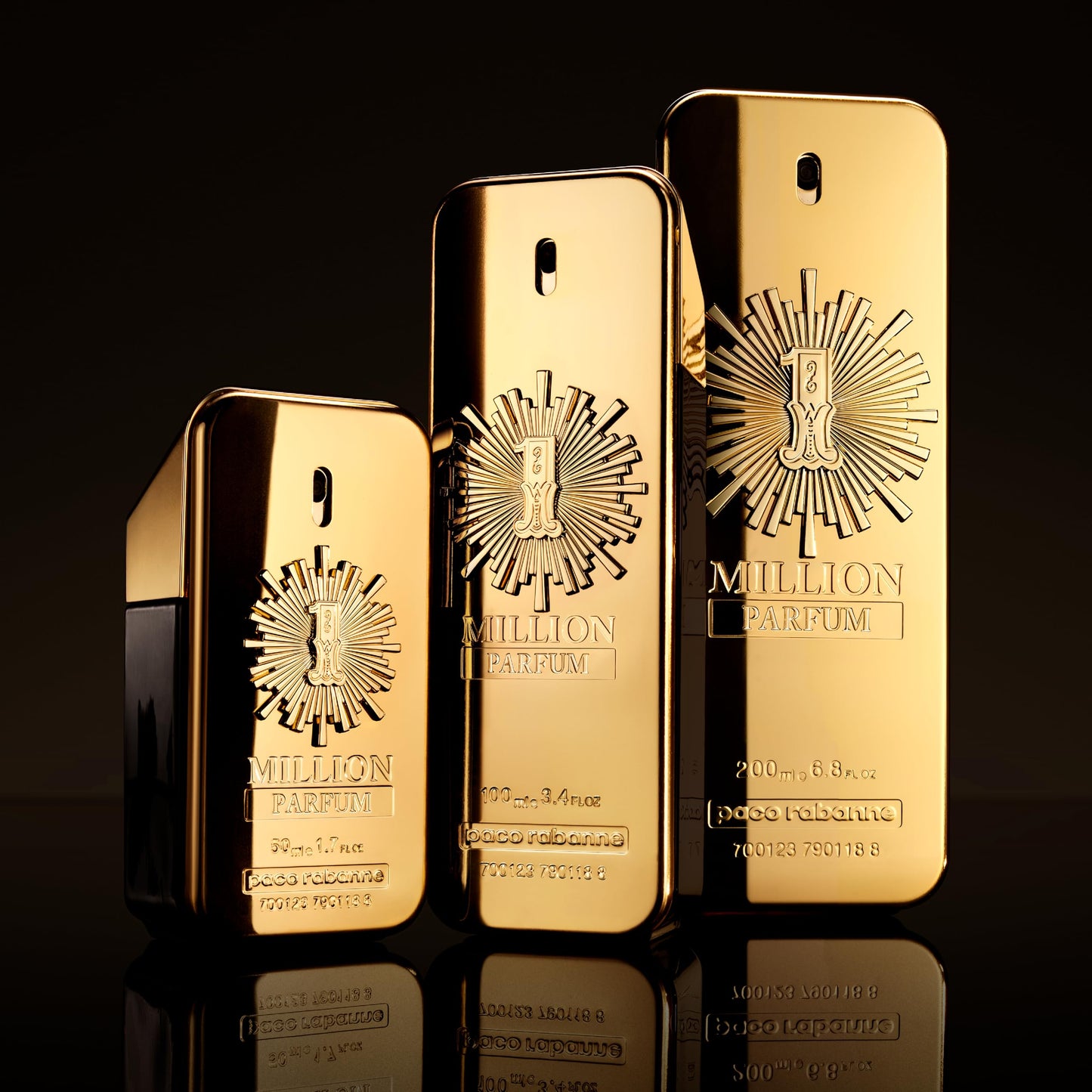 paco rabanne 1 Million for Men Pure Parfum Spray, Leather, 3.4 Oz